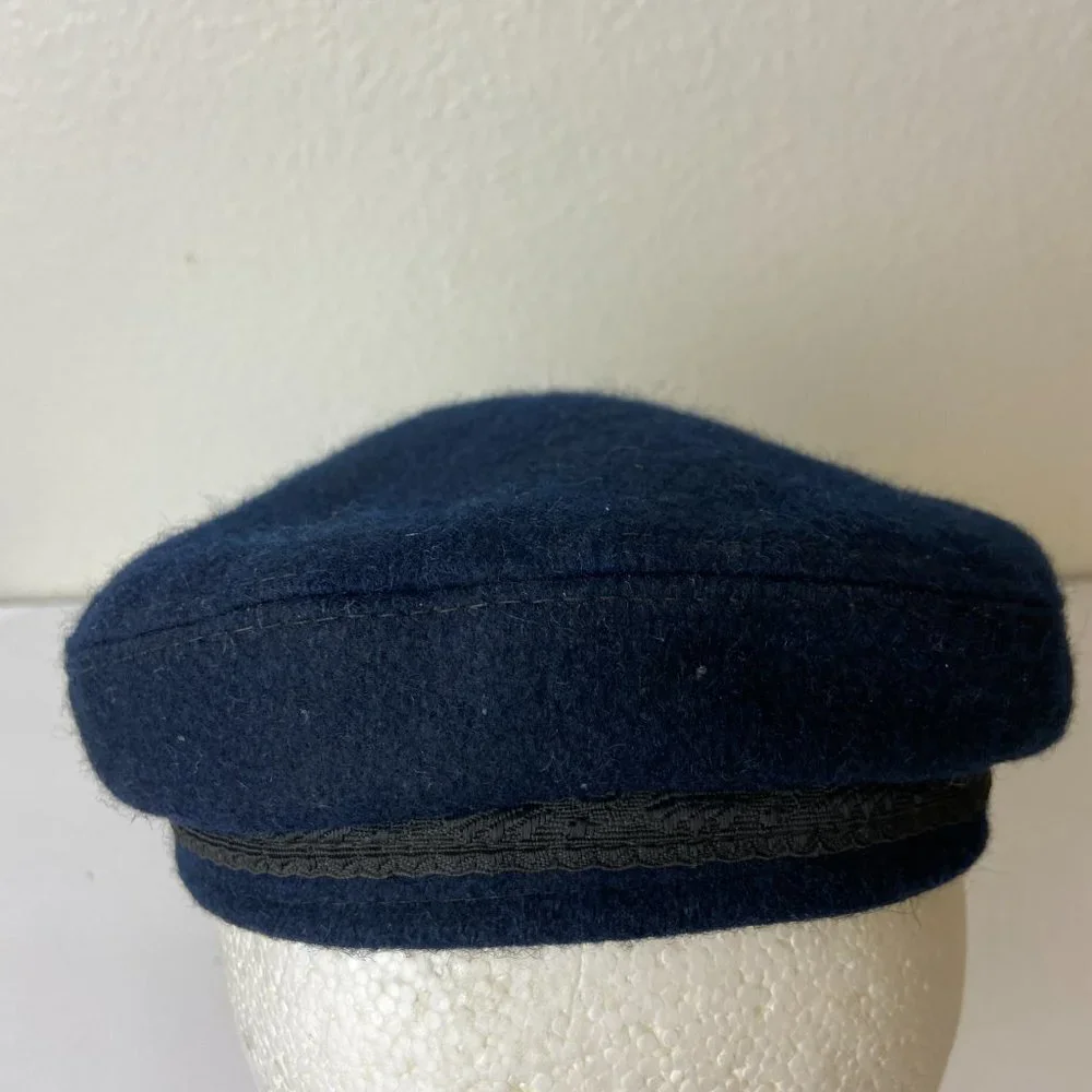 Vintage Dorfman Pacific Co Braided Fisherman’s Golf  Cap Woolen Sz L